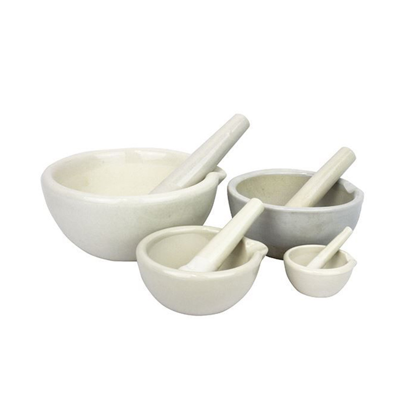 Mortar and Pestle, porcelain Labchem Catalog