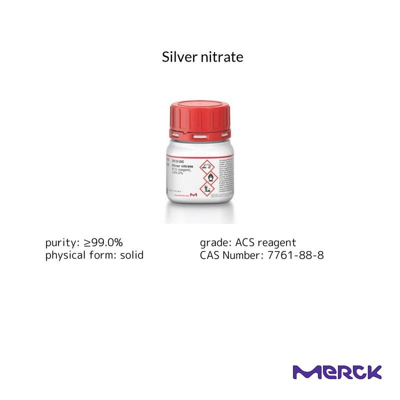 ☆04120826☆ Silver nitrate ACS reagent, ≥99.0% - Labchem Catalog